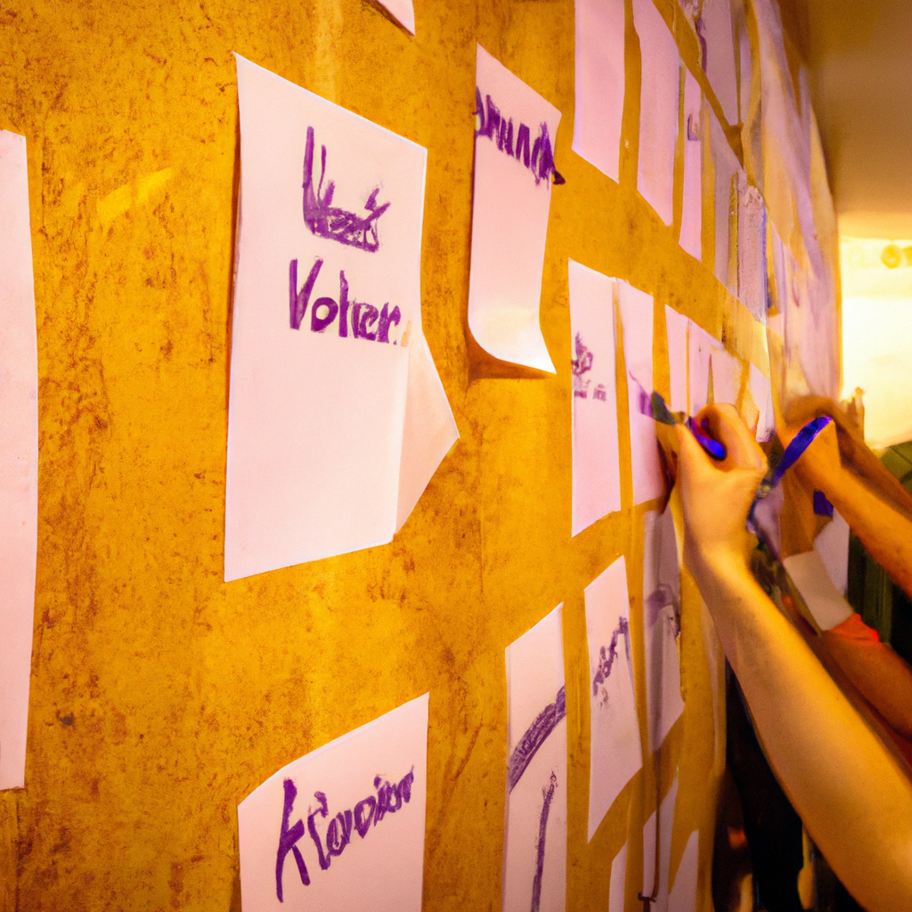 Taller de storytelling con post-its y co-creación de marca